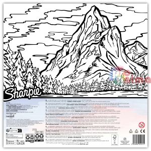 Комплект маркери Sharpie, 27 цвята + памучна торбичка за подарък