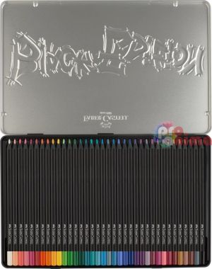 Цветни моливи Faber-Castell Black Edition, 36 цвята