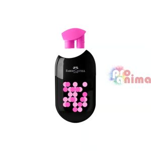 Острилка Faber-Castell Two Tone, двойна, с гума