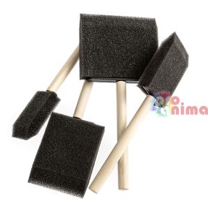 Комплект дунапренени четки, 4 бр.