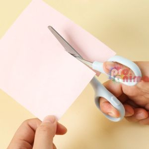 Ножица детска Deli Macaron, с предпазна капачка, 12.2 cm