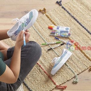 Текстилни маркери Staedtler Design Journey, 12 цвята Двувърхи