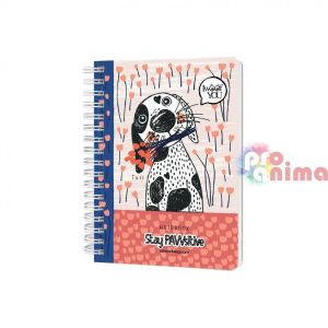 Бележник Drasca Stay PAWsitive A6 80 л. Tuli