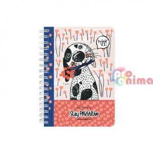 Бележник Drasca Stay PAWsitive A6 80 л. Tuli