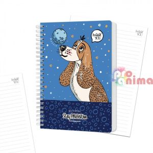 Тефтерче Drasca A5, 80 листа, Moonie