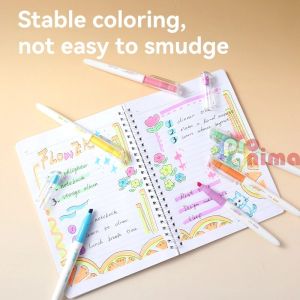 Текст маркери Deli- 6 цвята, неонови