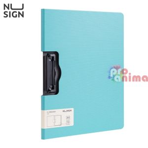 Клипборд с капак Deli NuSign, хоризонртален, светлосин