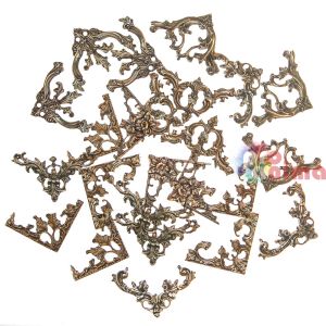 Винтидж ъгълчета стикери 24 бр. Здрач