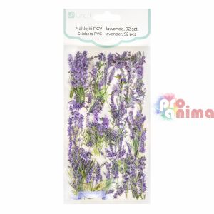 Лавандула 92 бр. прозрачни стикери