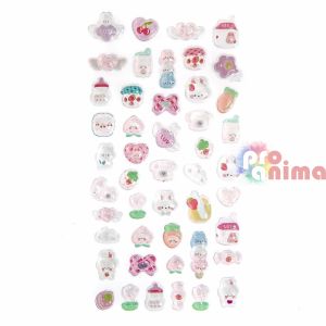 Стикери Candy Drops Розови, 47 бр.