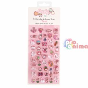 Стикери капки-бонбони, 47 бр.