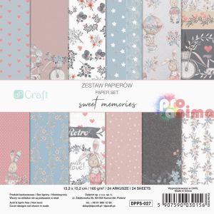 Дизайнерска хартия Сладки мечти, 24 листа