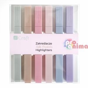 Текст маркери 6 бр. Меки пастелни цветове