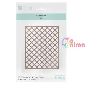Шаблон за изрязване и  релеф Мрежеста рамка