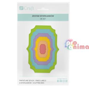 Щанци за изрязване Фенси етикети, 6 бр.