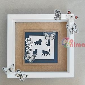 Шаблони за изрязване и релеф (щанци) Котки, 8 бр.