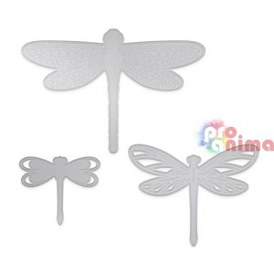 Шаблони за изрязване и релеф (щанци) Водни кончета, 3 бр.