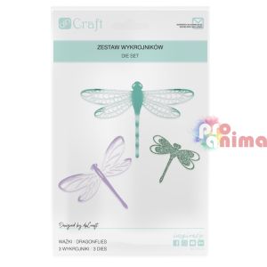 Шаблони за изрязване и релеф (щанци) Водни кончета, 3 бр.