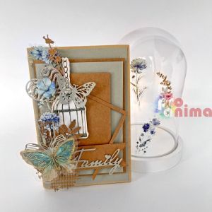 Шаблони за изрязване и релеф (щанци) Ажурни сърца, 4 бр.