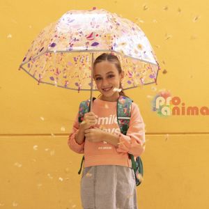 Чадър за момиче Gabol Vida Прозрачен, 69 cm