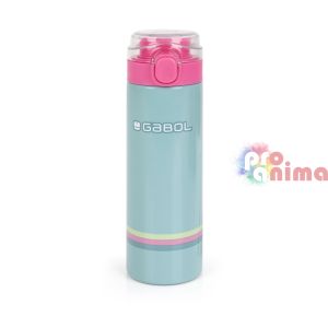 Бутилка за вода със заключващ бутон Gabol Whisper Ментовозелена 600 ml