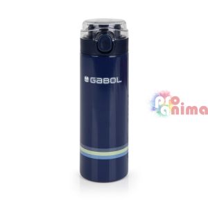 Бутилка за вода със заключващ бутон Gabol Whisper Морскосиня 600 ml