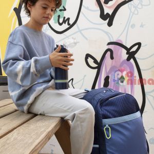 Стоманена бутилка за вода с бутон Gabol Whisper