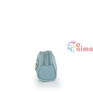 Ученически несесер Gabol Whisper с 2 ципа, ментовозелен