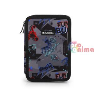 Несесер за училище Gabol Bugs- твърд, с 2 ципа