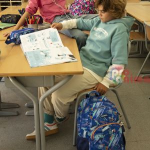 Раница за училище с футболен принт и ключодържател футболна топка Gabol Crew