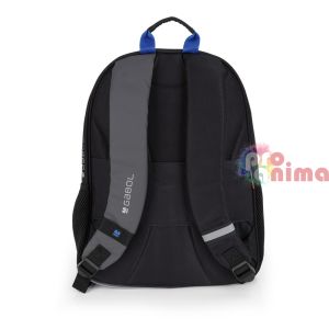 Раница за училище с подплатен полиестерен гръб, подходящ за количка