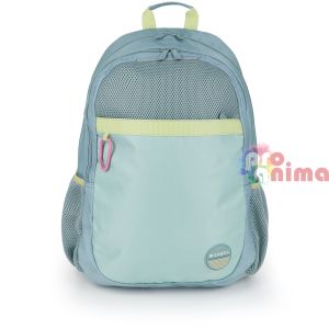 Ученическа раница за момиче Gabol Whisper Две отделения Подплатен полиестерен гръб Ментовозелена
