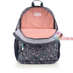 Ученическа раница за момиче с 2 отделения и подплатен полиестерен гръб