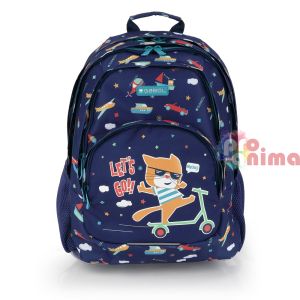 Ученическа раница за момче Gabol Speedy Три отделения Мрежест гръб 