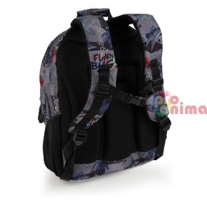 Раница за училище с мрежест гръб Gabol Bugs