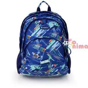 Ученическа раница за момче Gabol Crew Три отделения Мрежест гръб 