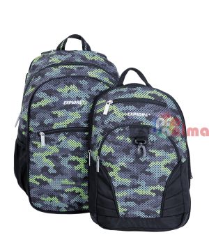 Ученическа раница за момче Explore 2 в 1, ергономична