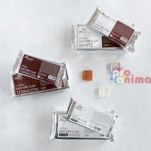 Самосъхнеща глина Phoenix 500 g  теракота, бяла и екстра бяла