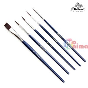 Комплект четки за рисуване с акрил и акварел Phoenix Classic 1 5 бр.
