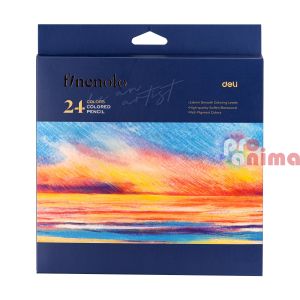 Цветни моливи Deli Finenolo 24 цвята