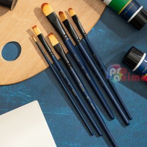 Комплект синтетини четки за рисуване Deli Finenolo EC278 6 бр.