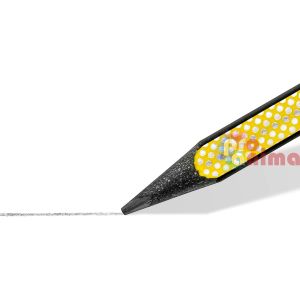 Комплект Staedtler Norix 181 Моливи 2 бр. HB + гума + острилка Жълт