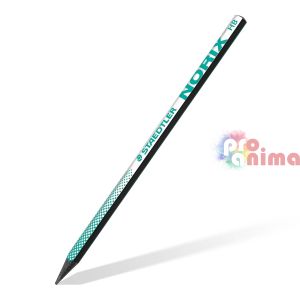 Комплект Staedtler Norix 181 Моливи 2 бр. HB + гума + острилка Зелен