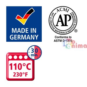 Комплект полимерна глина Fimo Soft 4 цвята x 25 g