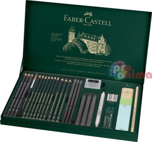 Комплект за графика Faber- Castell Pitt Graphite 26 части