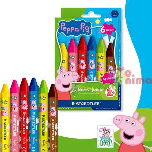 Пастели Staedtler Noris Junior Peppa Pig 6 цвята