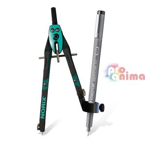 Пергел Staedtler Norix в кутия Зелен