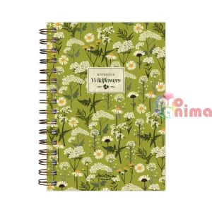 Тефтер Drasca Wildflowers, A5, 120 листа