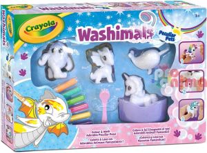 Комплект фигурки за многократно оцветяване Crayola Фантастични животни 4 бр. + 6 бр. маркера