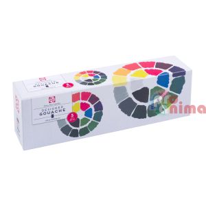 Темперни бои за рисуване 5 цвята x 50 ml, в бурканчета